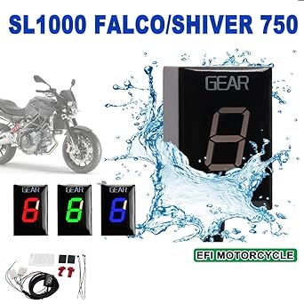 Speed Display Meter Gear Display Indicator Aprilia SL1000 Falco Shiver 750 Shiver 750 No ABS EFI Motorcycle Accessories 1-6 Speed Display