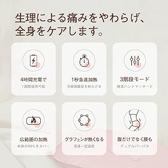 Susanny Waist Heating Belt, Waist Supporter, Thermal Belt, Lightweight, Hot Belt, Abdomen, Convenient, Portable, Electric Heated, Cold Protection, Electric Health Goods, Birthday Present, Respect for the Aged Day, Healing Goods, Japanese Instruction Manu