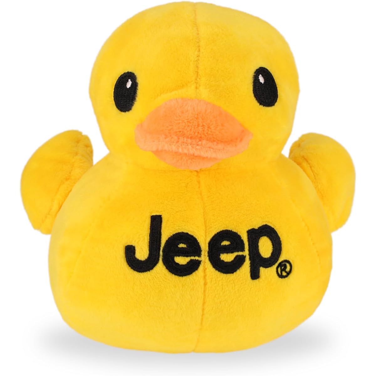 Jeep Text Logo Duck Plush Toy - The Perfect Lover You've Got Twisted With (Yellow)