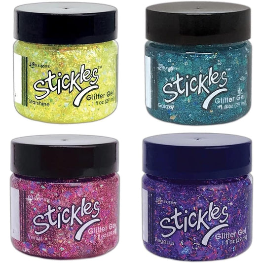 Ranger Stickles Glitter Gel 4 Bottle Set - Pegasus, Starshine, Venus, Galaxy