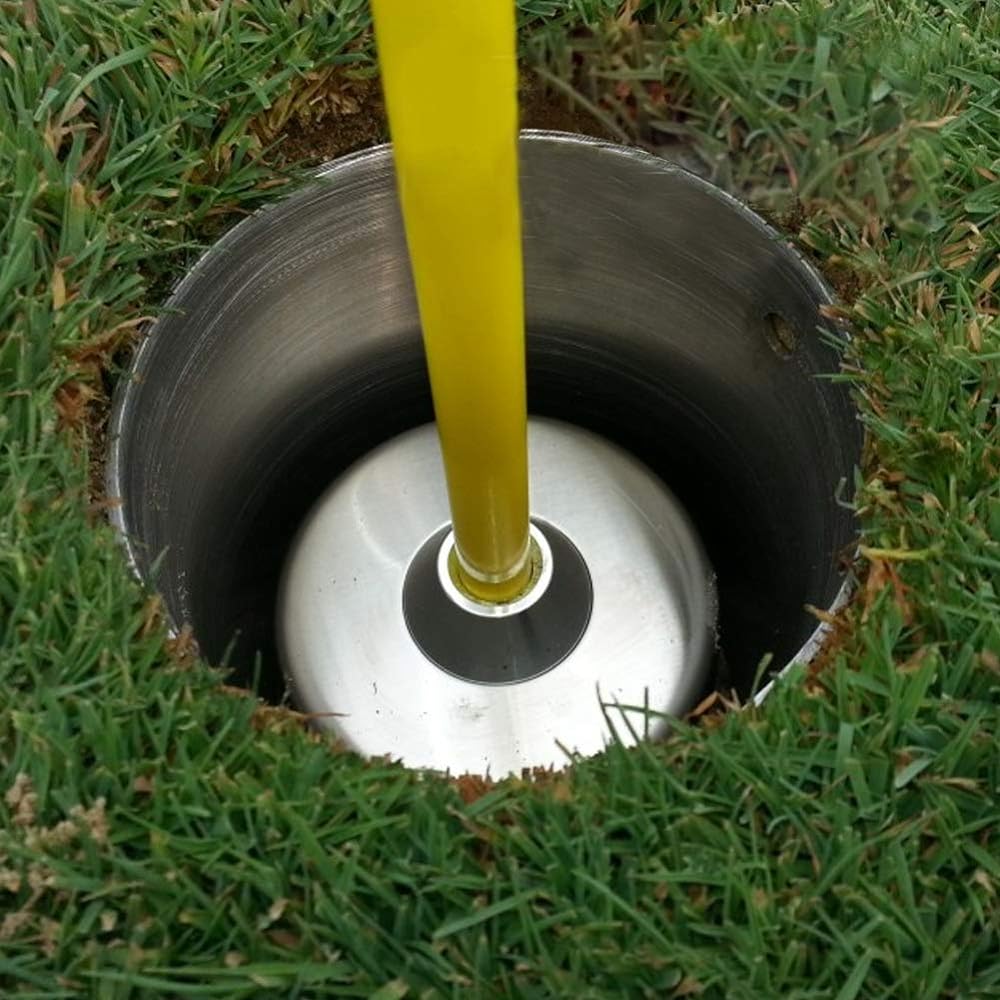 VGEBY1 Golf Green Hole Cup Green Hole Cup Golf Practice Cup Protective Rust Proof Sturdy Convenient to Use Gift