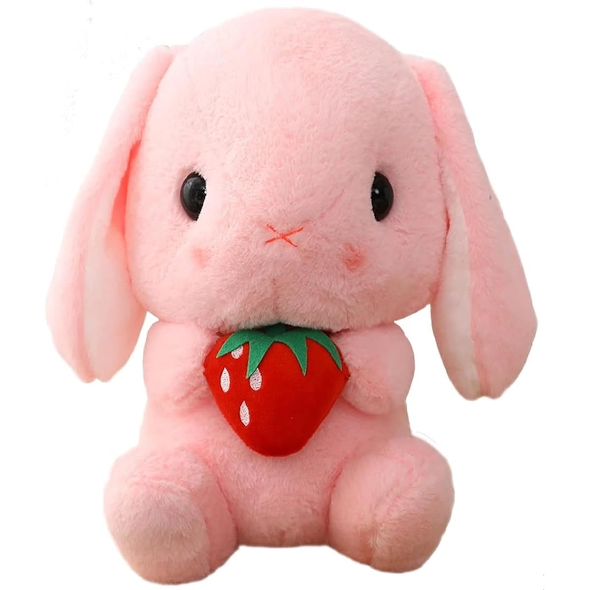 Stuffed Animal Bunny Toy Stuffed Animal Rabbit Doll Soft Cute Rabbit Pillow Kids Girls Women Girlfriend Gift Birthday Christmas Valentine's Day 17 Inch White Four Leaf Clover
