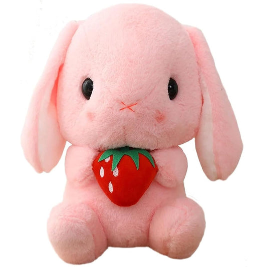 Stuffed Animal Bunny Toy Stuffed Animal Rabbit Doll Soft Cute Rabbit Pillow Kids Girls Women Girlfriend Gift Birthday Christmas Valentine's Day 17 Inch White Four Leaf Clover