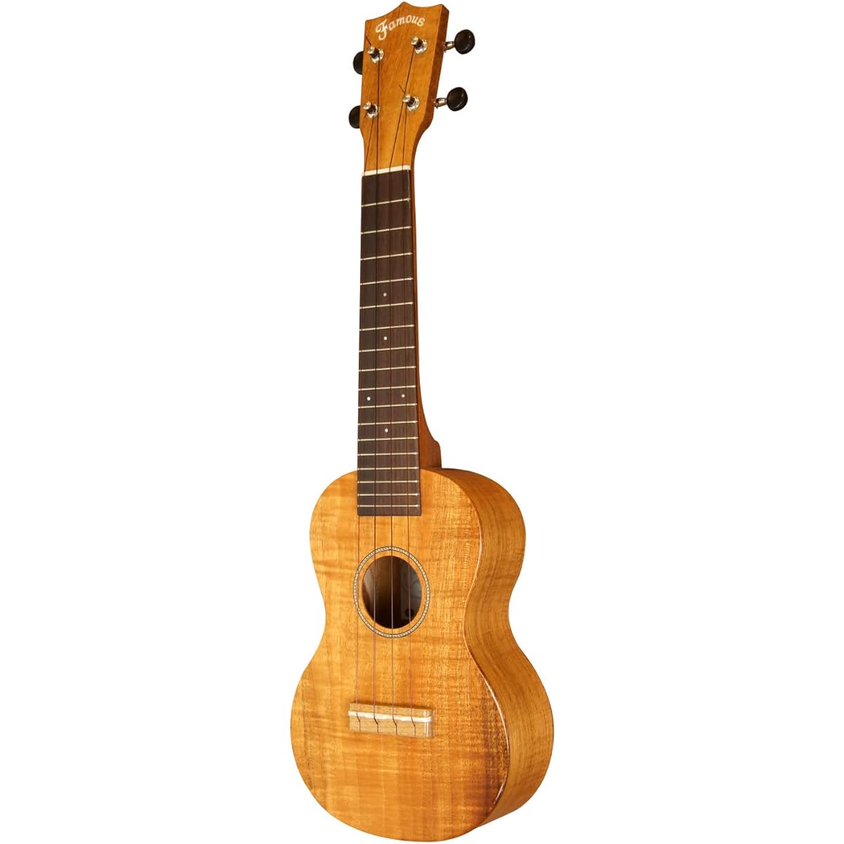 [Famous] Domestic soprano ukulele hybrid series FS-200 with case (top veneer Famous Hawaiian koa wood classic easy easy beginner introduction)