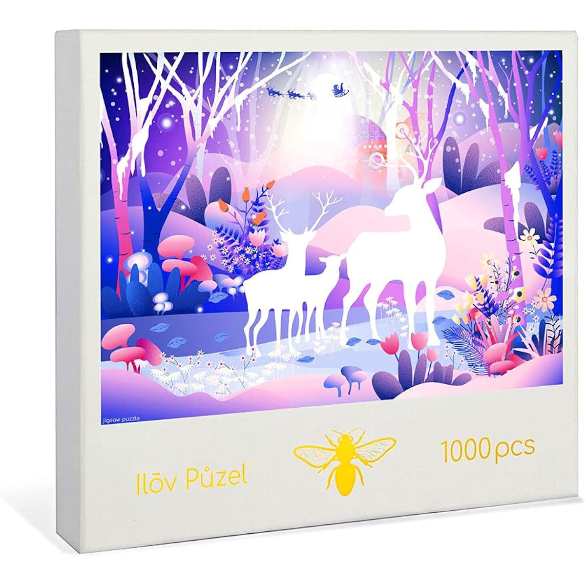 Ilov Puzel Enchanted Forest Jigsaw Puzzle 1000 Piece for Adults/Children/Teenagers