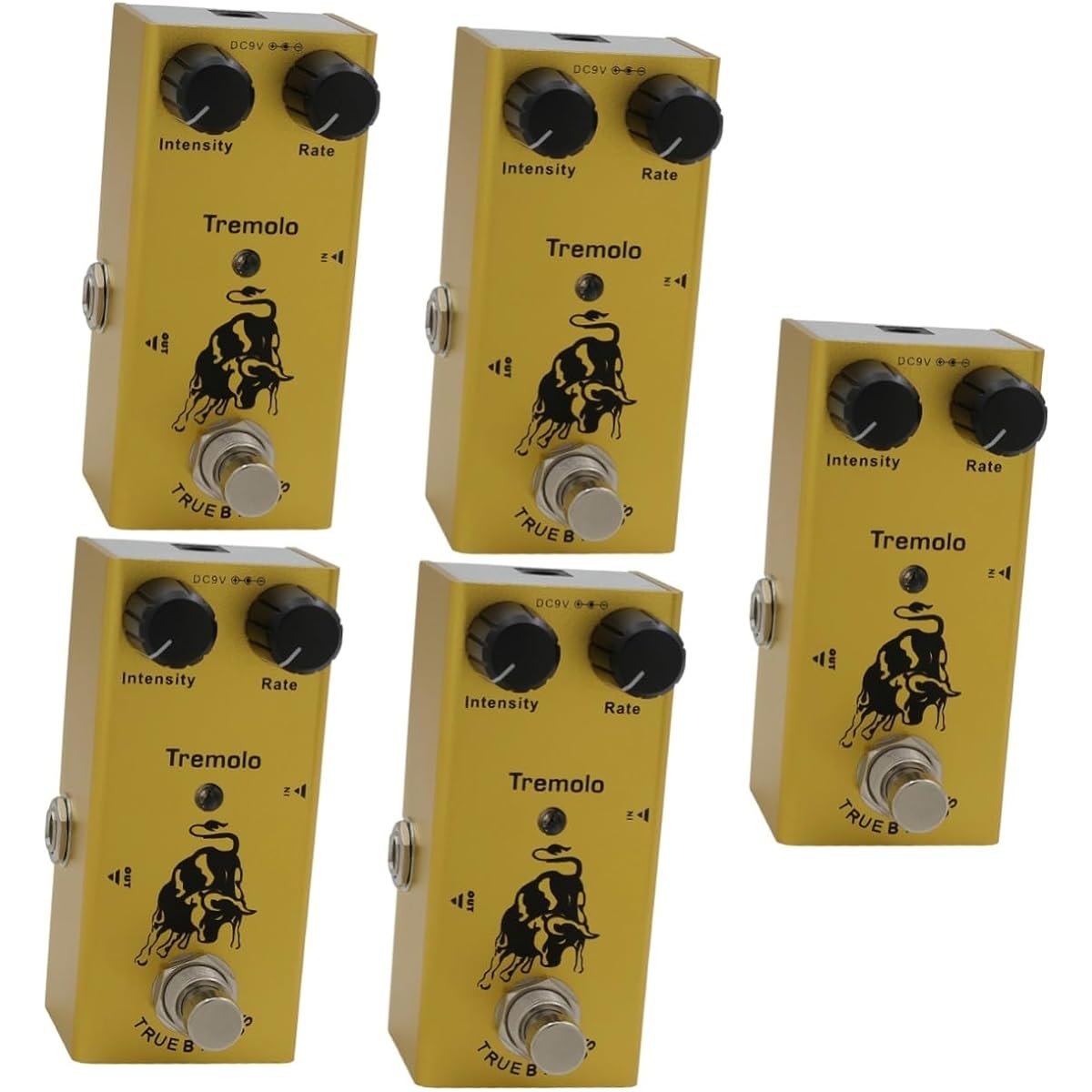 Vaguelly 5pcs Guitar Effects Reverb Pedal Guitar Delay Mini Delay Pedal 10 Effects Delay Bass Delay Pedal Boss Pedal Looper Guitar Pedal Electric Guitar Effector