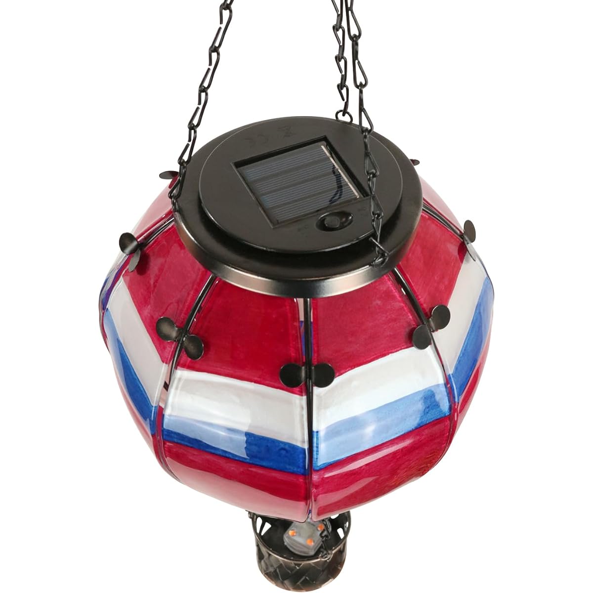 Regal's Hot Air Balloon Solar Lantern LG - Stripe