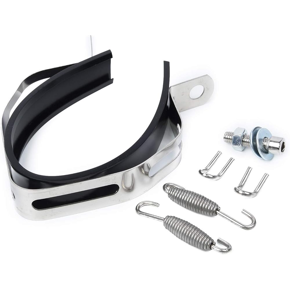 Yowhyana Motorcycle Silencer Slip-on Muffler 51mm General Purpose Total Length 47CM Motorcycle