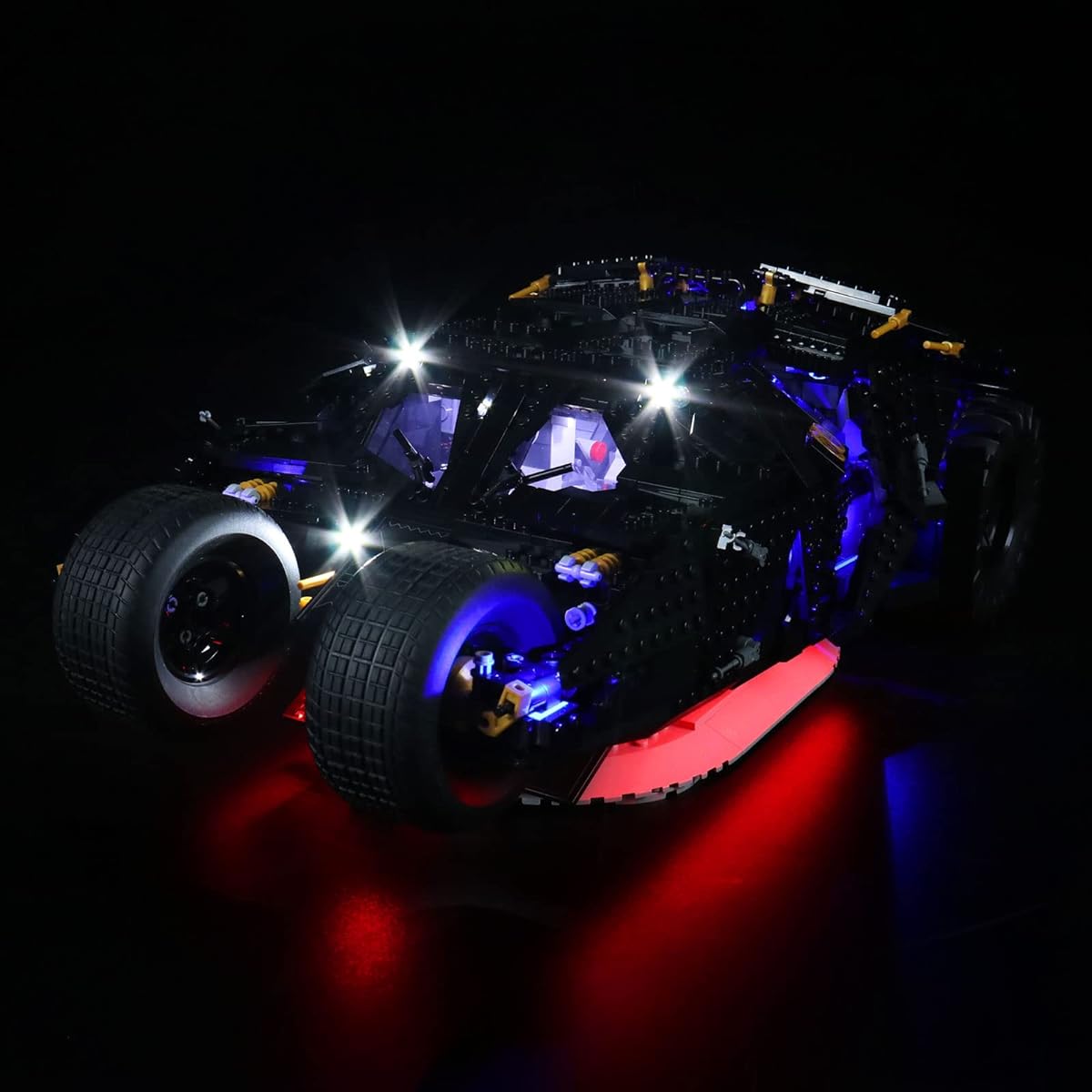 Bourvill LED Light Kit for Lego DC Batman Batmobile Tumbler - Light Kit Compatible with Lego Building Blocks - (No Model Light Set)(76240)