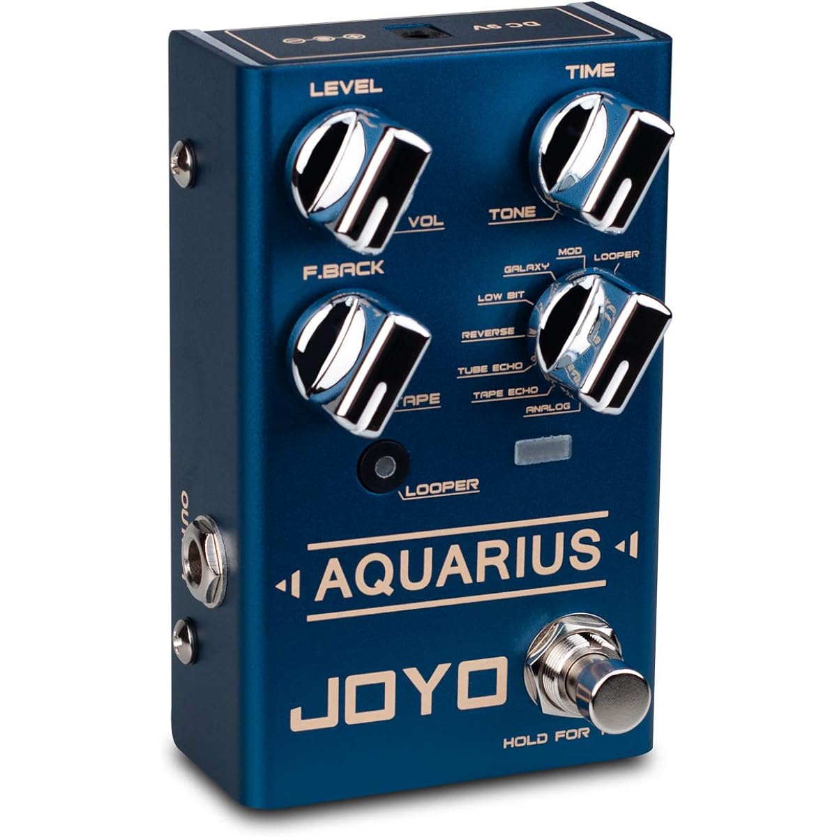 [Domestic regular product] JOYO Effector R-07 AQUARIUS Looper/Delay Looper & Delay Mode Pedal