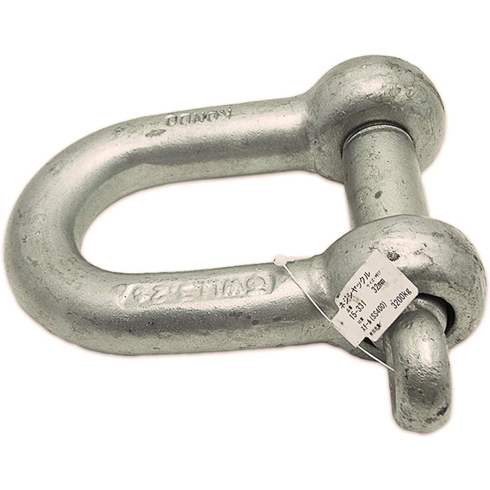 Aiai Screw Shackle Steel (SS400) 32mm Connection Fixed Architectural 15-331