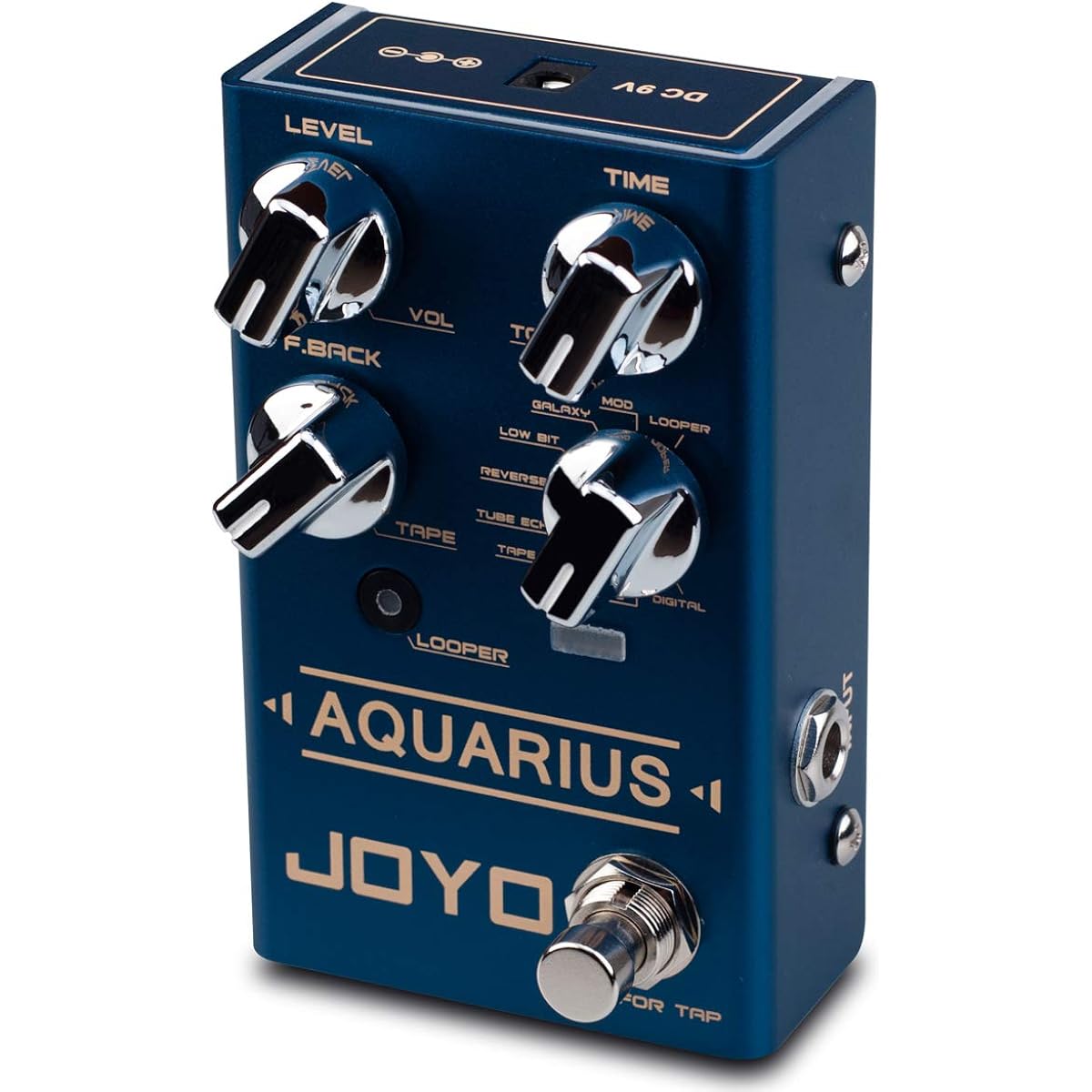 [Domestic regular product] JOYO Effector R-07 AQUARIUS Looper/Delay Looper & Delay Mode Pedal
