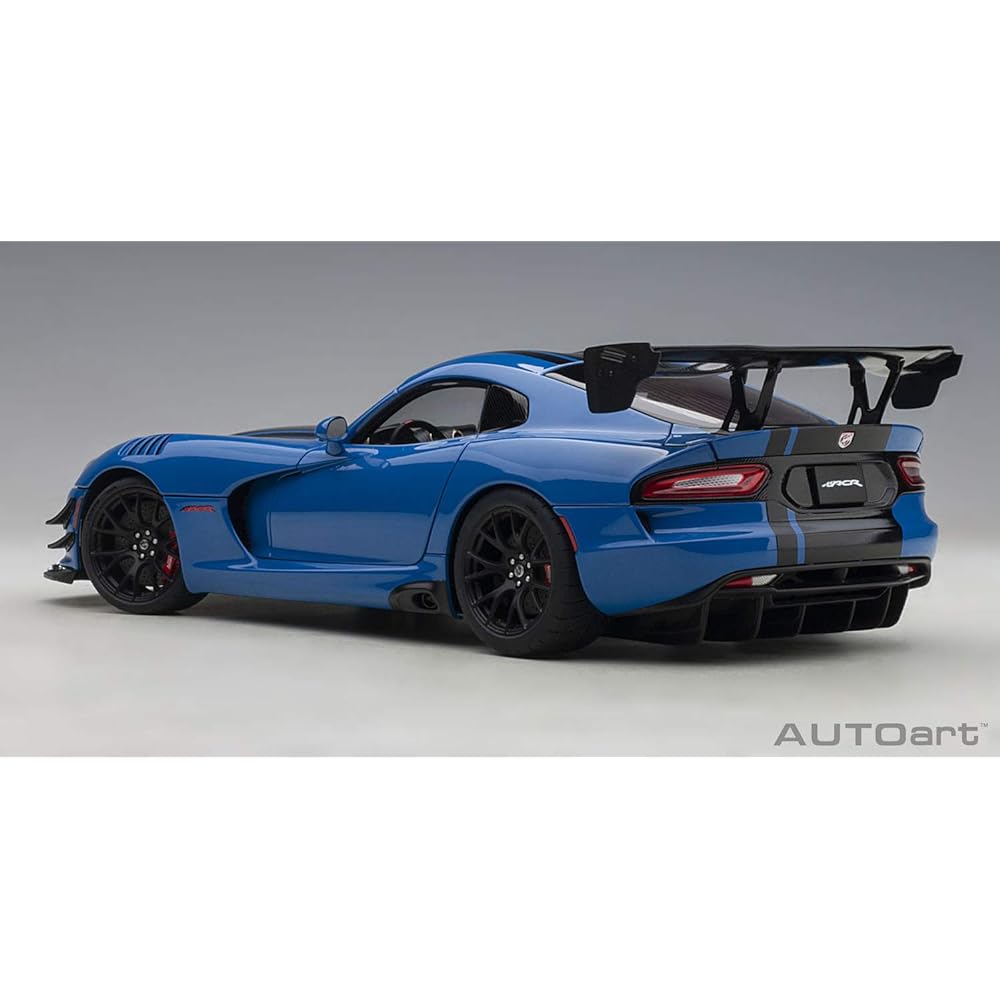 AUTOart 1/18 Dodge Viper ACR Blue/Black Stripe Finished Product 71734
