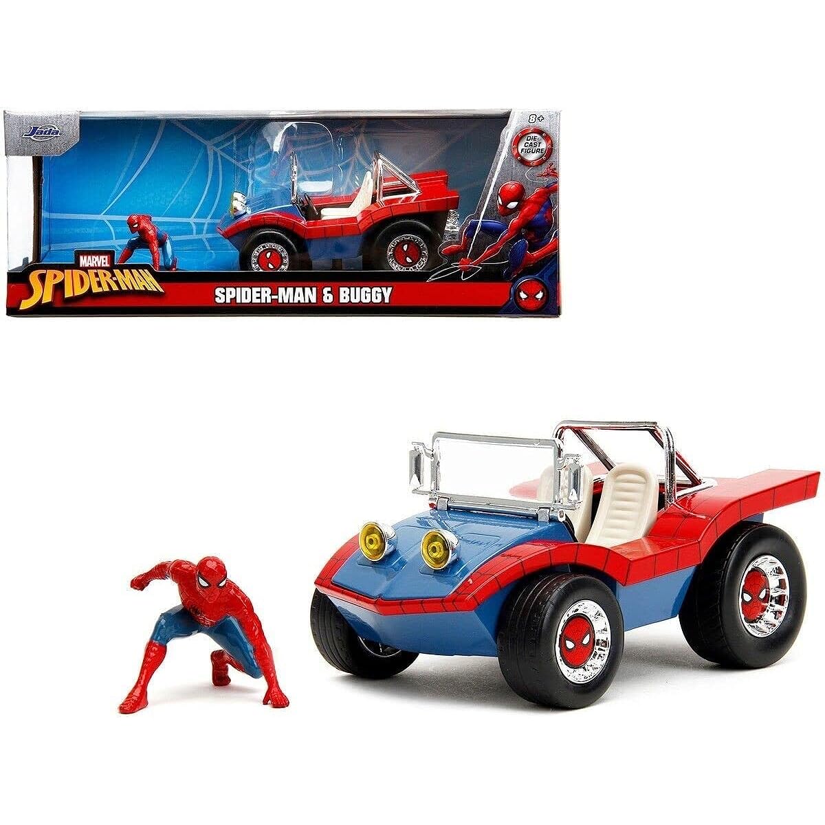 1:24 MARVEL SPIDER-MAN & BUGGY Spider-Man minicar