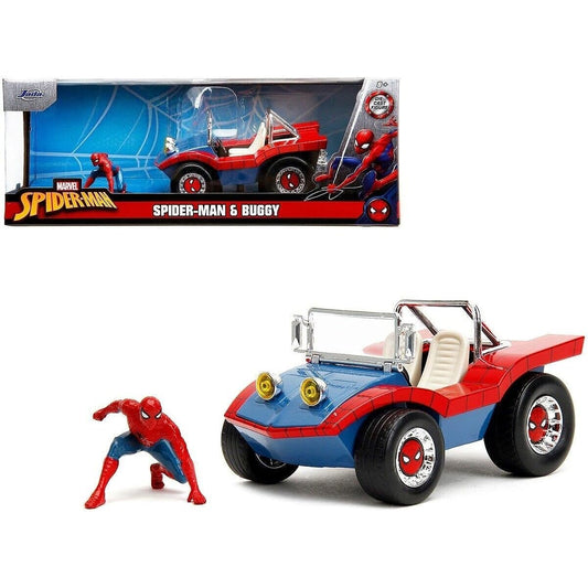 1:24 MARVEL SPIDER-MAN & BUGGY Spider-Man minicar