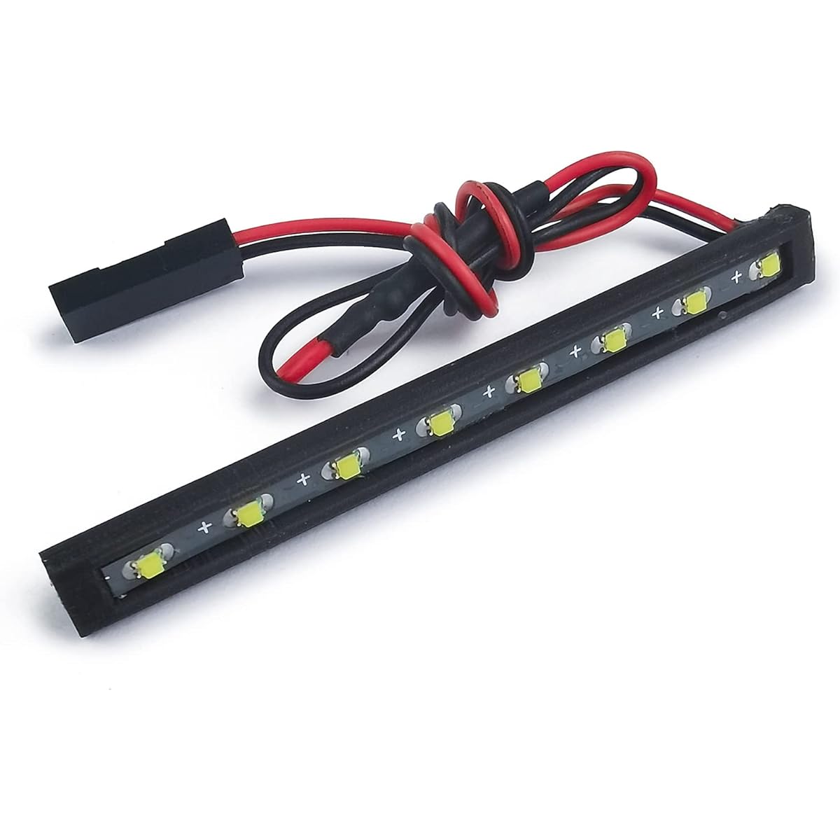 Que-T Metal Luggage Carrier 1/24 Roof Rack with LED Lights for Axial Scx24 AXI00005 Gladiator Crawler Vehicle