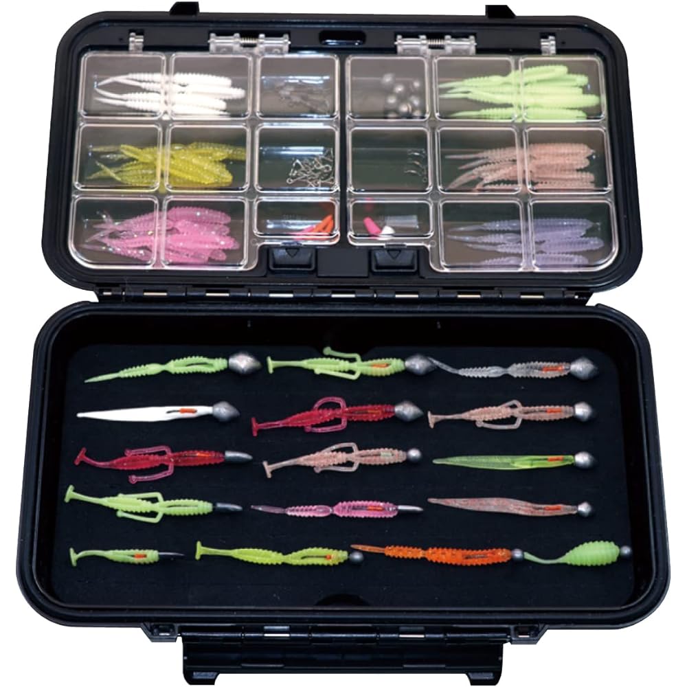 Gamakatsu Luxe Hooks & Accessories Fishing Tackle Storage Case Various Fishing Case Fishhook Case Double Sided Storage Tackle Box