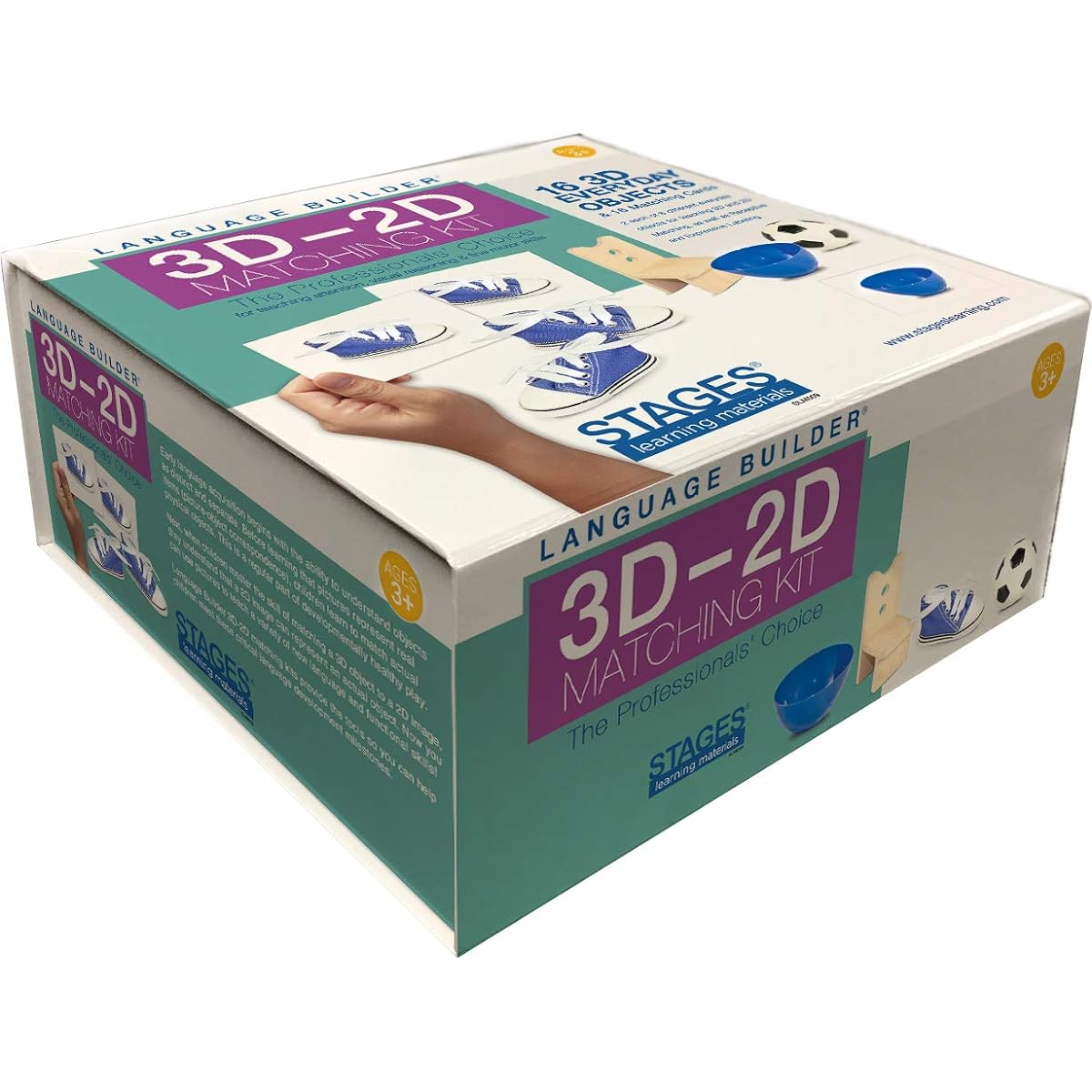 Language Builder 3D2D Matching Kit, Everyday Objects