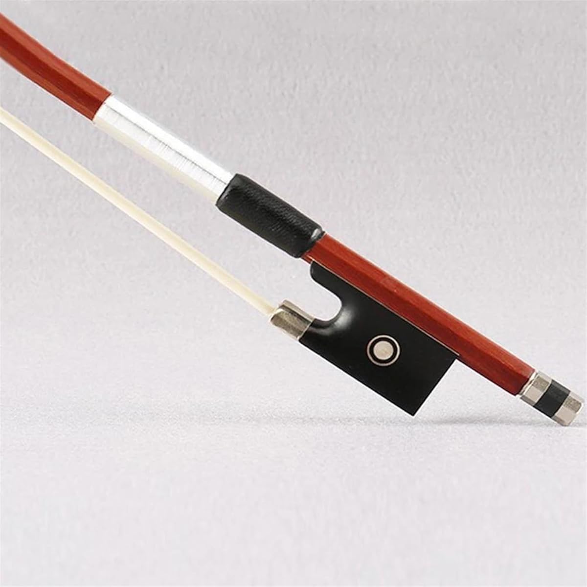 Violin Bow Accessories 1/4 1/8 1/10 Violin Bow Horsehair Beginner Practice Grid Carbon Fiber Violin Bow Accessories Stringed Instrument Parts (Color: 1/4)