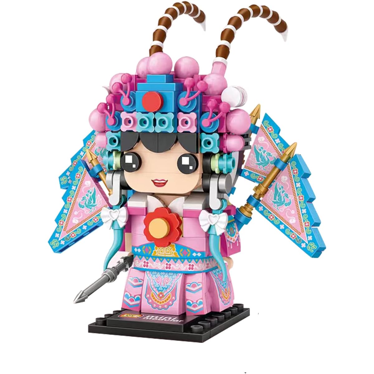 MEIEST Beijing Opera Character Mini Building Blocks Model Set Creative DIY Simulation Collection Construction Construction Bricks Toys Children Adults Home Decoration (Dao Madan)