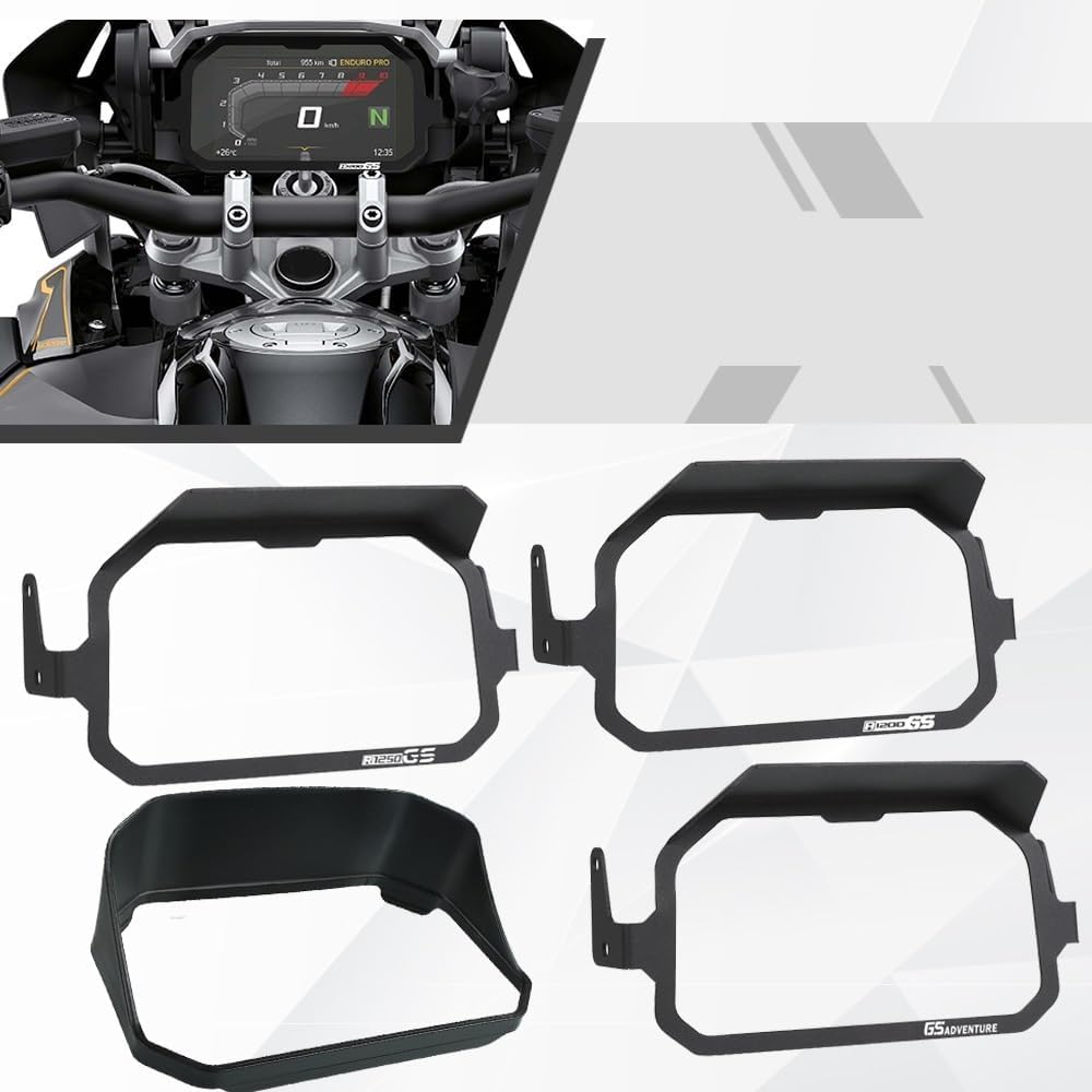 Motorcycle Instrument Frame Motorcycle Protector Cover Sun Visor B&M&W R1250GS R1200GS LC Adventure GS 1200 1250 R1200 R1250 GS (Color : 0)