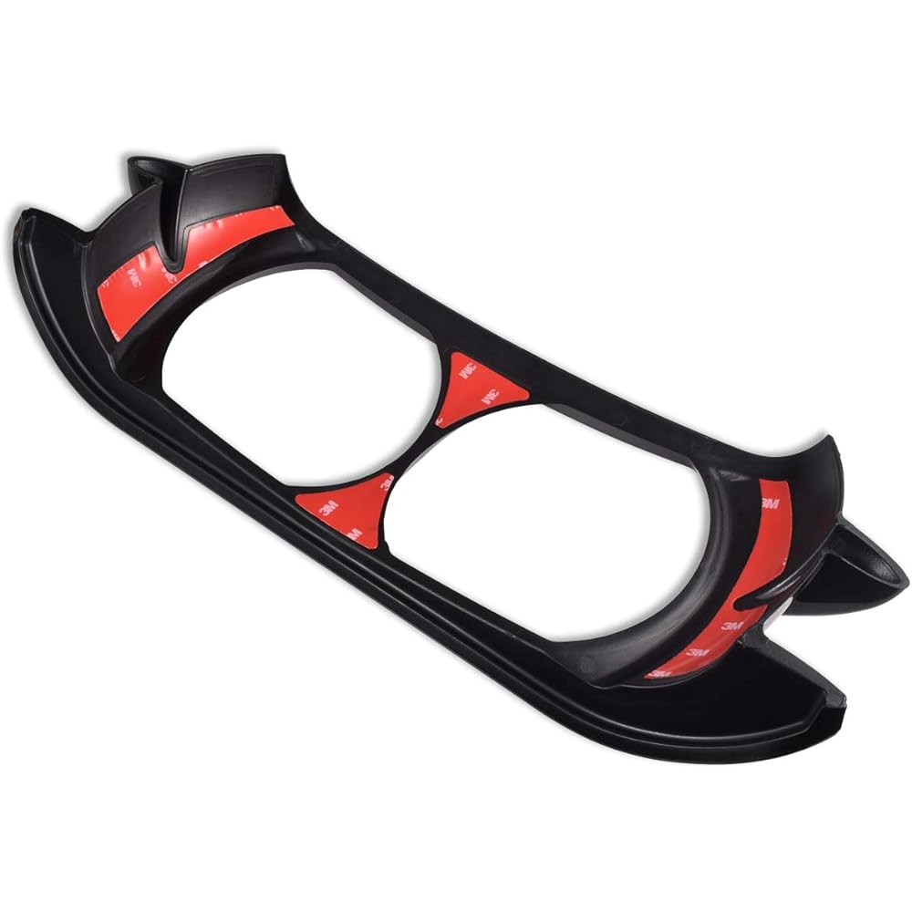 KaTur Glossy Black Dual Projector Headlamp Headlight Trim Bezel 2015-2019 Harley-Davidson Road Glide