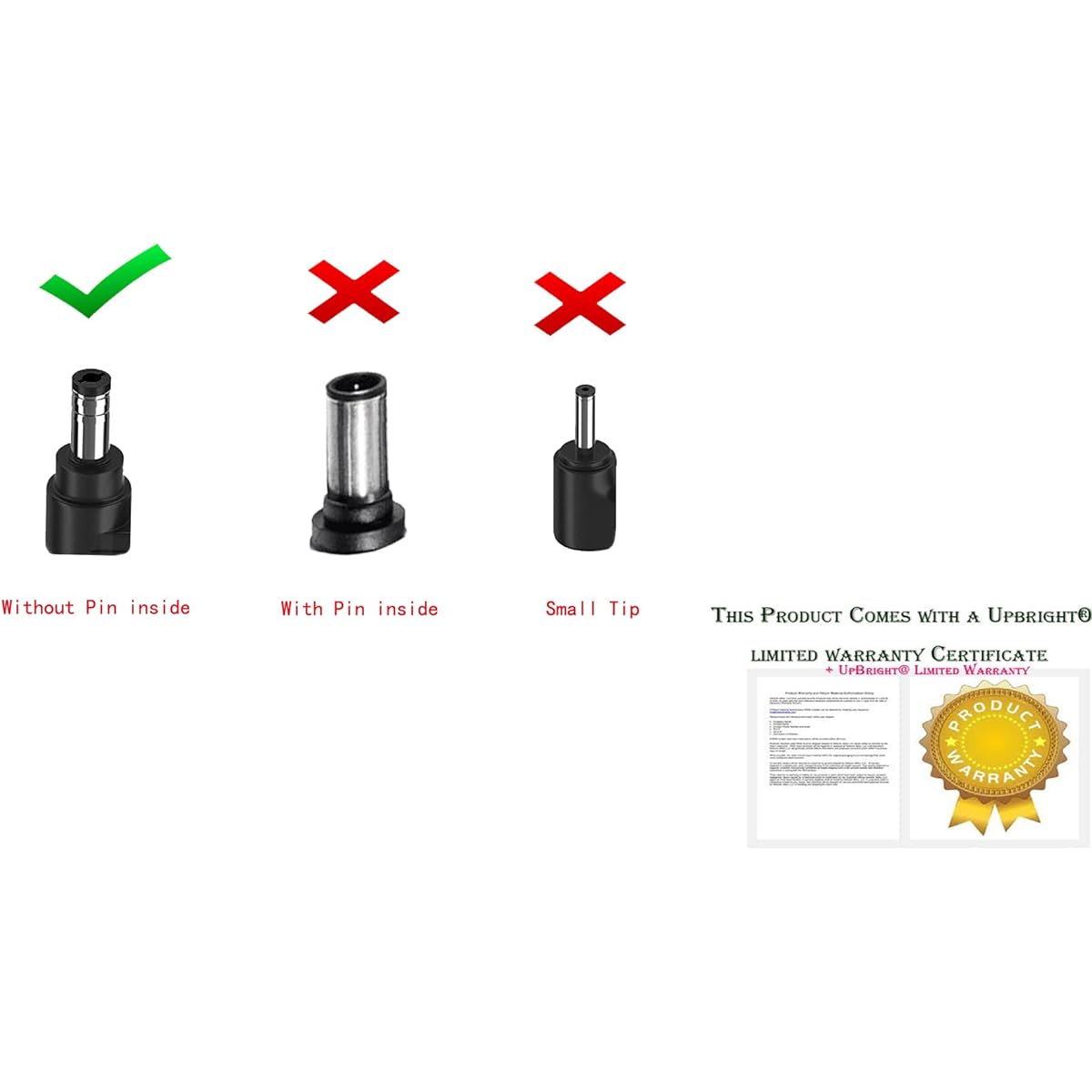 UpBright 19V AC/DC Adapter Compatible with ViewSonic VX2858Sml VX2770Smh VS14886 VS15804 VX2753MH-LED VS13918 VSD241 LED LCD Monitor HD TV ViewBook VNB131 VS13231-1M VT1900LED 1 9VDC 3. 9VDC 42A Power Supply