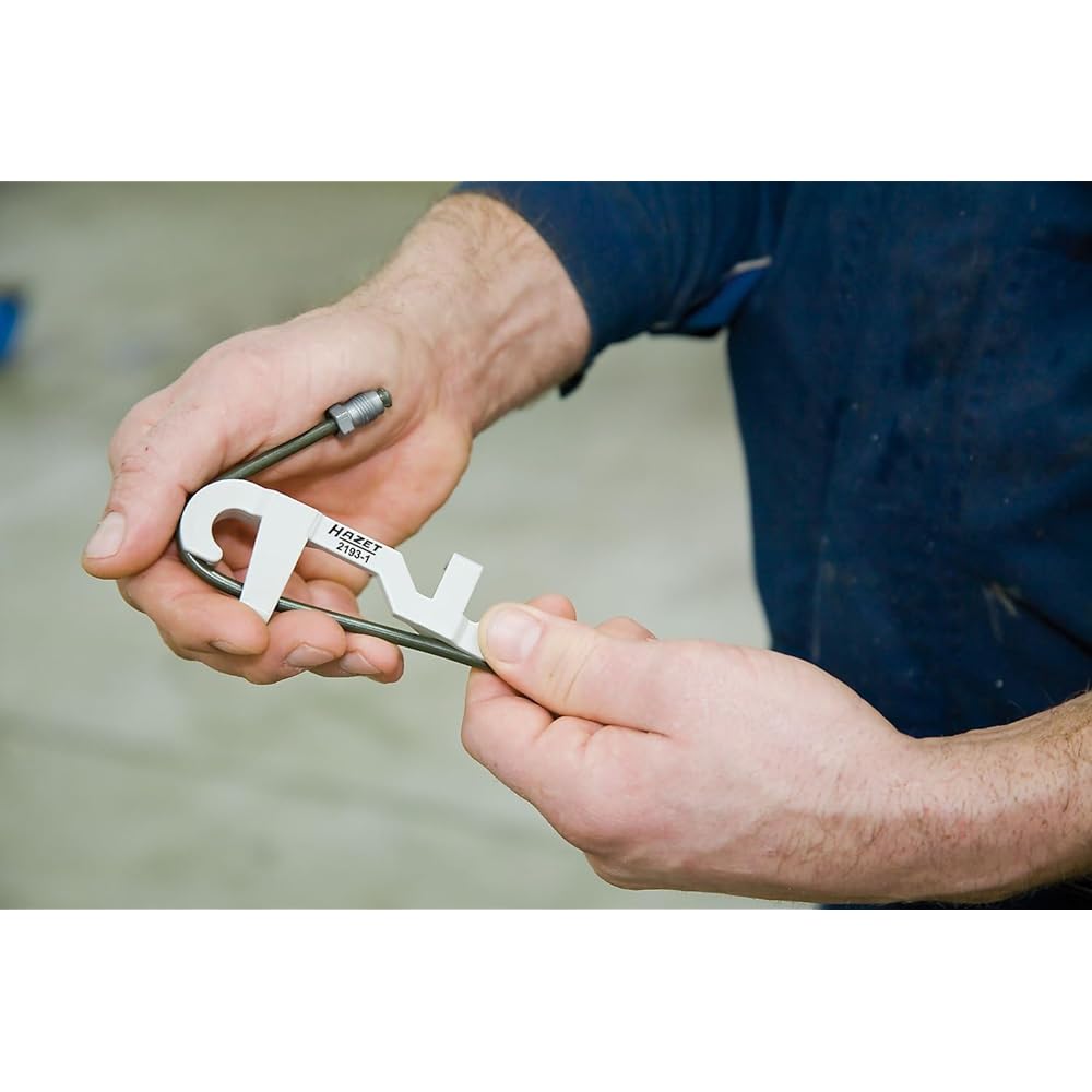 HAZET Tube Bender, Special Bending Pliers for Especially Narrow Radius, Handy, Made in Germany, Brake Line Bending Tool with a Diameter of 4.75mm [Regular Japanese Import Product] 2193-1