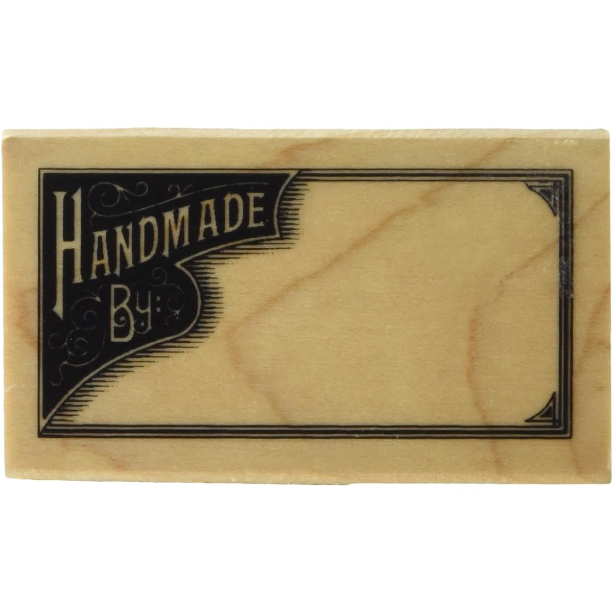 Inkadinkado Wood Mount Stamp L - Handmade