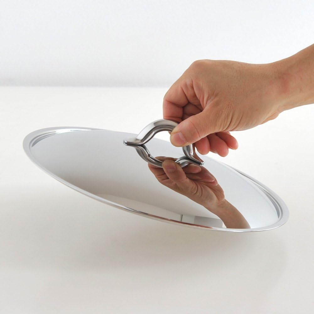 [Regular Imported Product] ALESSI MAMI Lid/Mirror Finish 24cm SG200/24