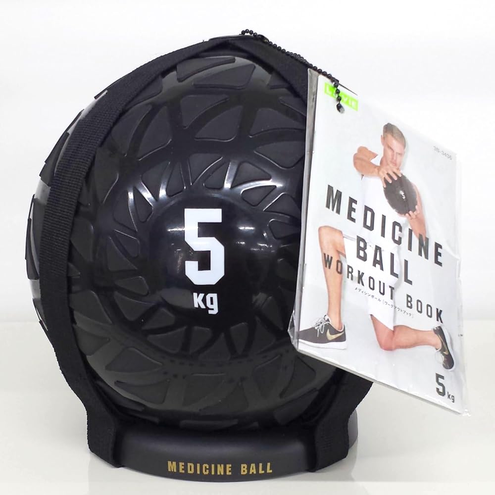 La-VIE Medicine Ball 3kg 5kg Soft Training Manual Included with Base [Manufacturer Genuine Product]