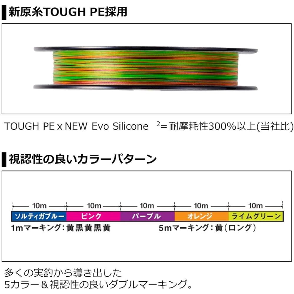 DAIWA PE Line UVF Saltigadura Sensor X8+Si2 0.6-10 200/300/400m Multi Color