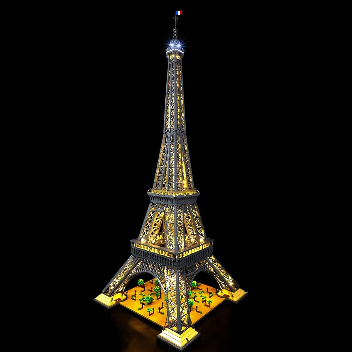 Kyglaring LED Lighting Kit (No Model) for Lego Eiffel Tower 10307 Model Building Kit No Lego Building Set (Classic Remote Version)