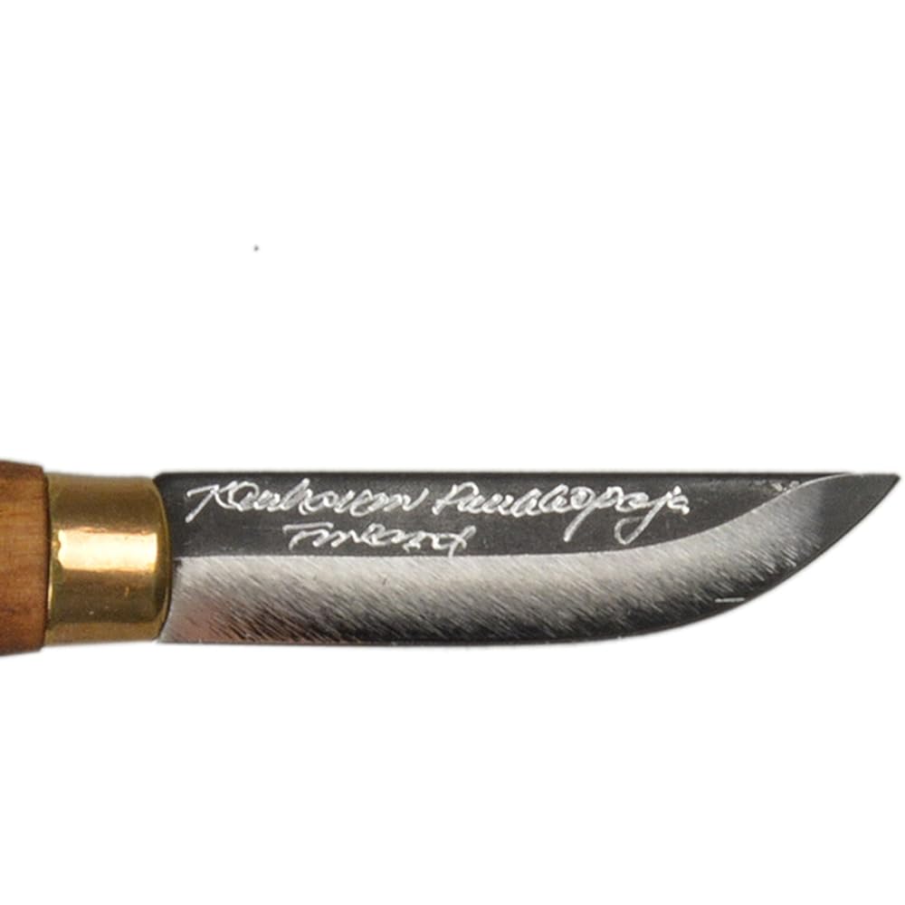 KAUHAVAN PUUKKOPAJA Scandinavian outdoor knife KAUHAVAN PUUKKOPAJA Visa 60#102 Natural 03-01-paja-0001 [Specifications] Total length: 140mm Blade width: 13mm Blade thickness: 2mm Blade length: 60mm Handle length: 90mm (including hilt and butt) Handle wid
