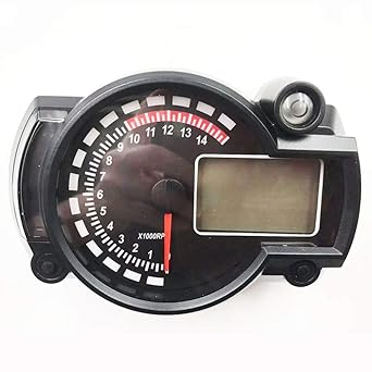 SAMDO Motorcycle Speedometer 299 Kmh Mph 7 Colors 14000RPM Tachometer ATV Quad Frenzy Universal Digital Speedometer