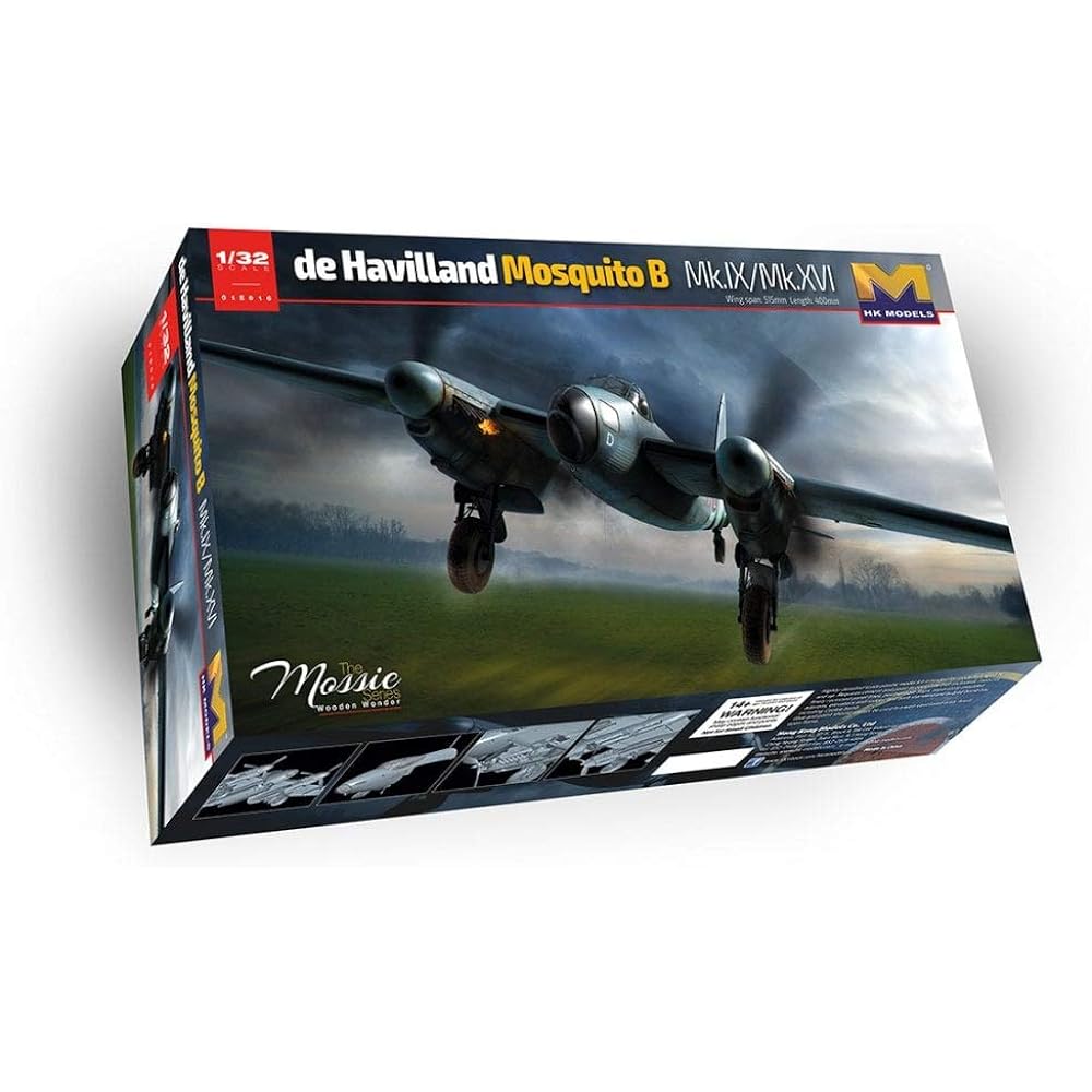 HK Model 1/32 British Army De Havilland Mosquito B Mk.9/Mk.14 Plastic Model HKM01E016