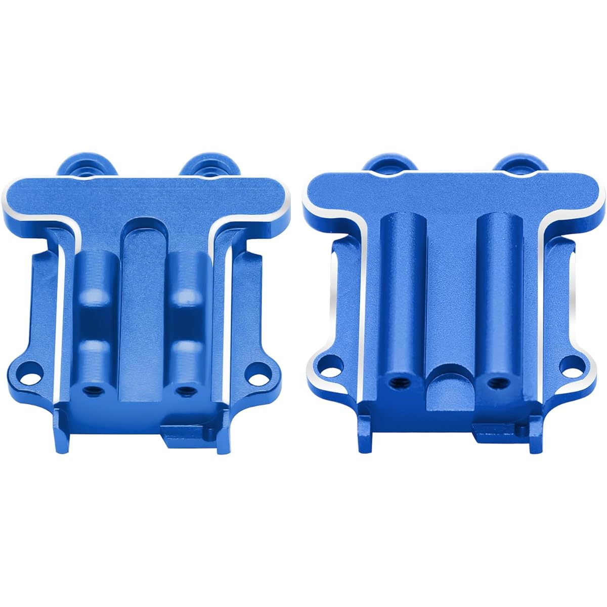 ESILUN Aluminum Alloy Diff Cover Set ARRMA 1/18 Granite Upgrade Parts (Blue)