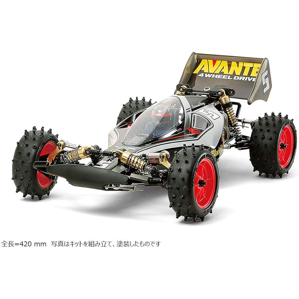 Tamiya RC Special Project Product 1/10 Electric RC Car Avante (2011) Black Special Off-Road 47390