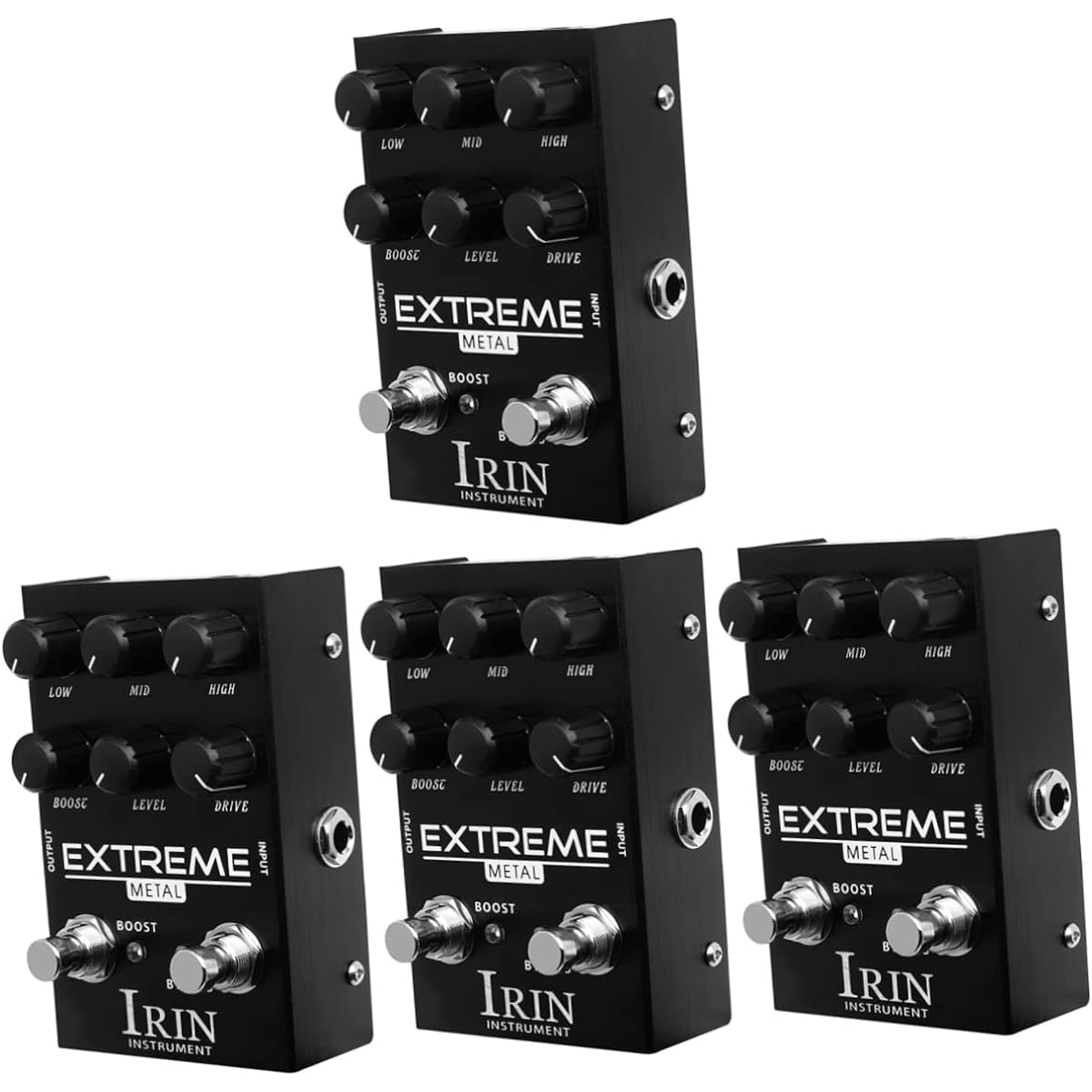 VICASKY 4pcs Electric Guitar Effect Distortion Guitar Pedal Vintage Delay Effect Guitar Parts Delay Guitar Effect Pedal Monoblock