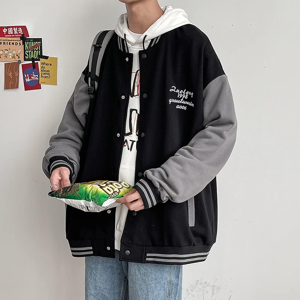 [bluefeel] Men's Parka, Autumn Clothing, Sweatshirt, Sweatshirt, Large Size, Loose, Jacket, Hooded, Popular, Streetwear, Tops, Casual, Stylish, Spring, Autumn, Winter Clothes