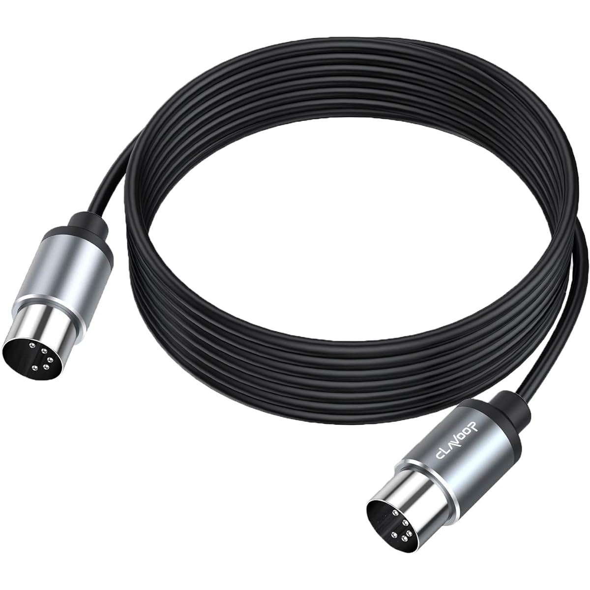 CLAVOOP MIDI Cable 5 Pin (10 feet, 1 pack)