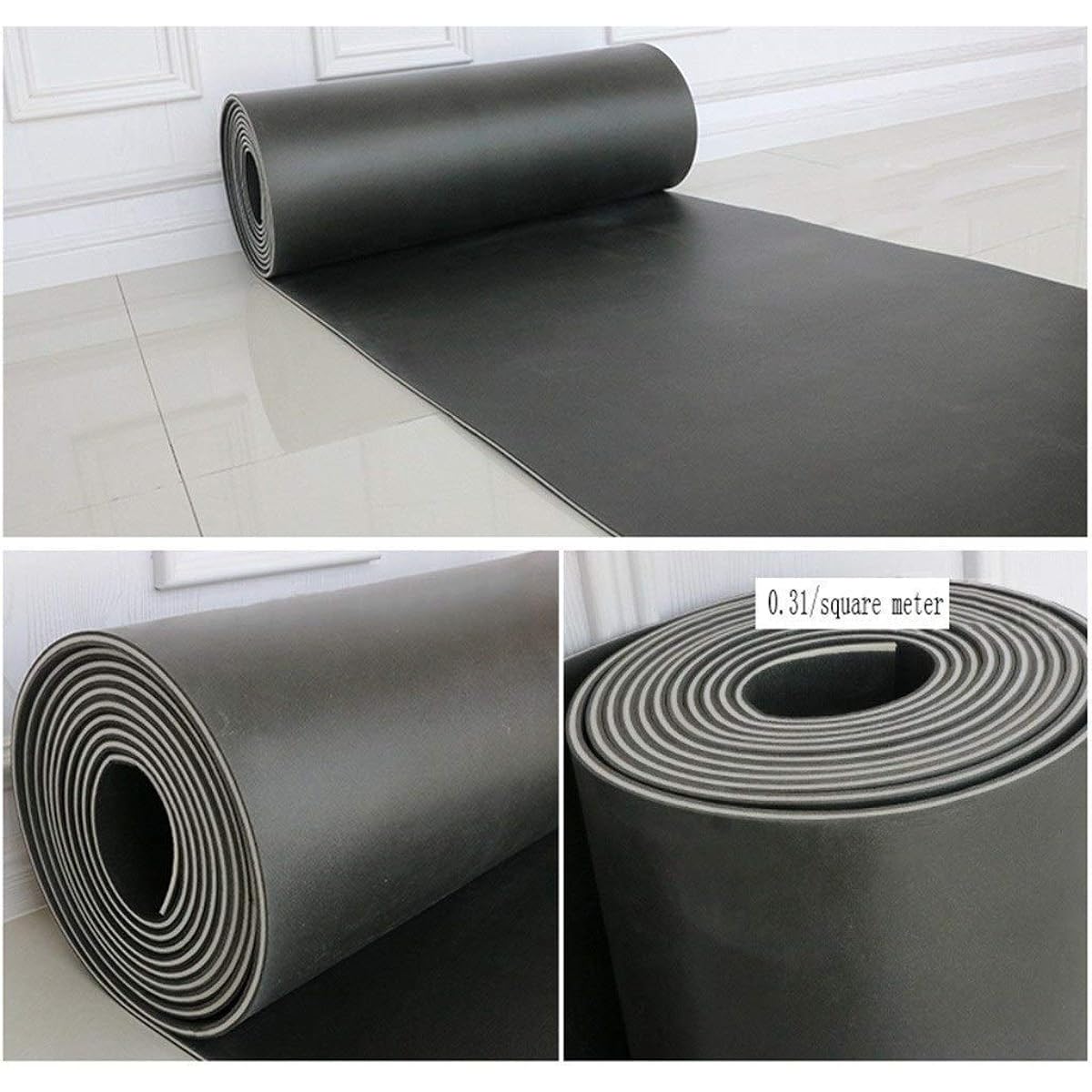 1.1cm thick damping sound insulation mat, soft sound absorbing soundproof felt office conference room sound absorbing cotton