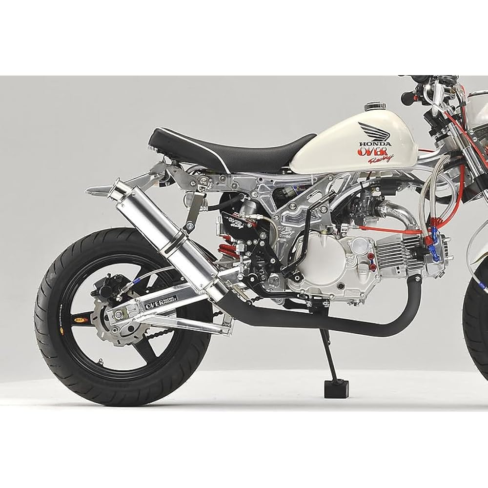 OVER RACING Full Exhaust Muffler Racing Down Steel Aluminum Muffler MONKEY Z50J [Monkey] 13-01-17BC