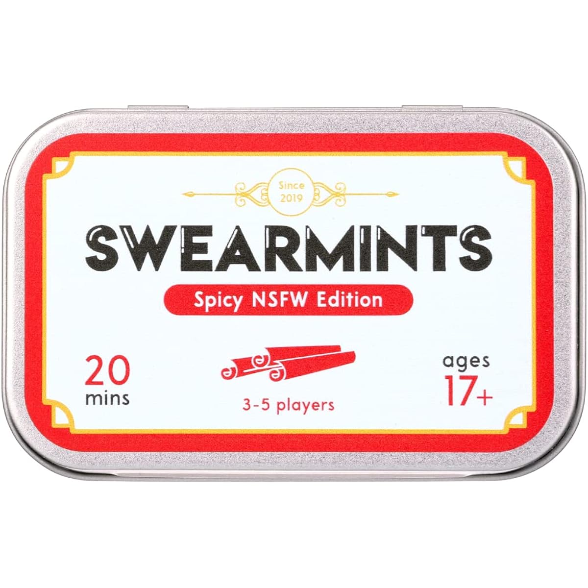 Cheer Up Games Swearmints Spicy NSFW Edition | Portable Adult Party Game in Your Pocket | Unique Gift Idea
