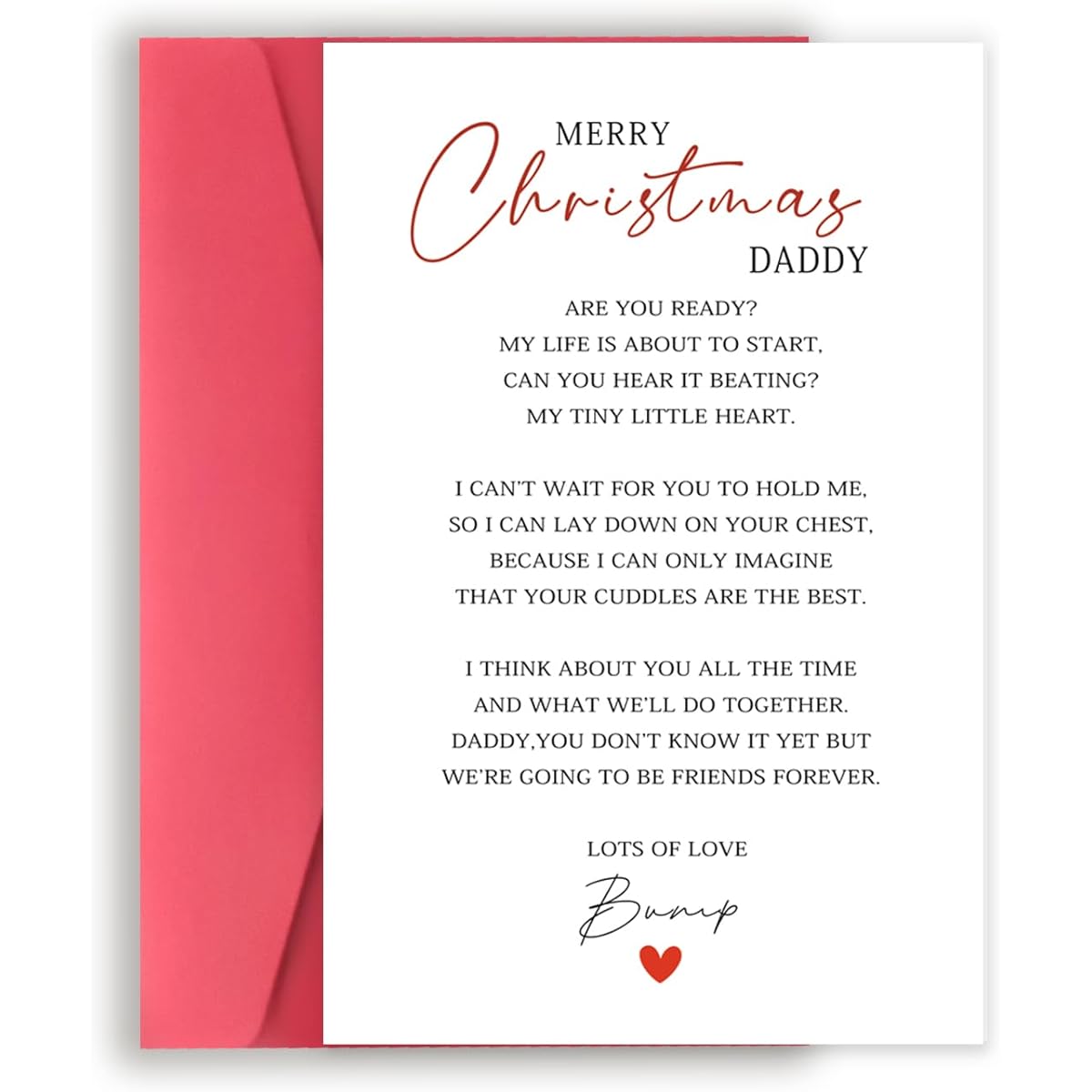VvOoOvV Humorous First Christmas Greeting Card