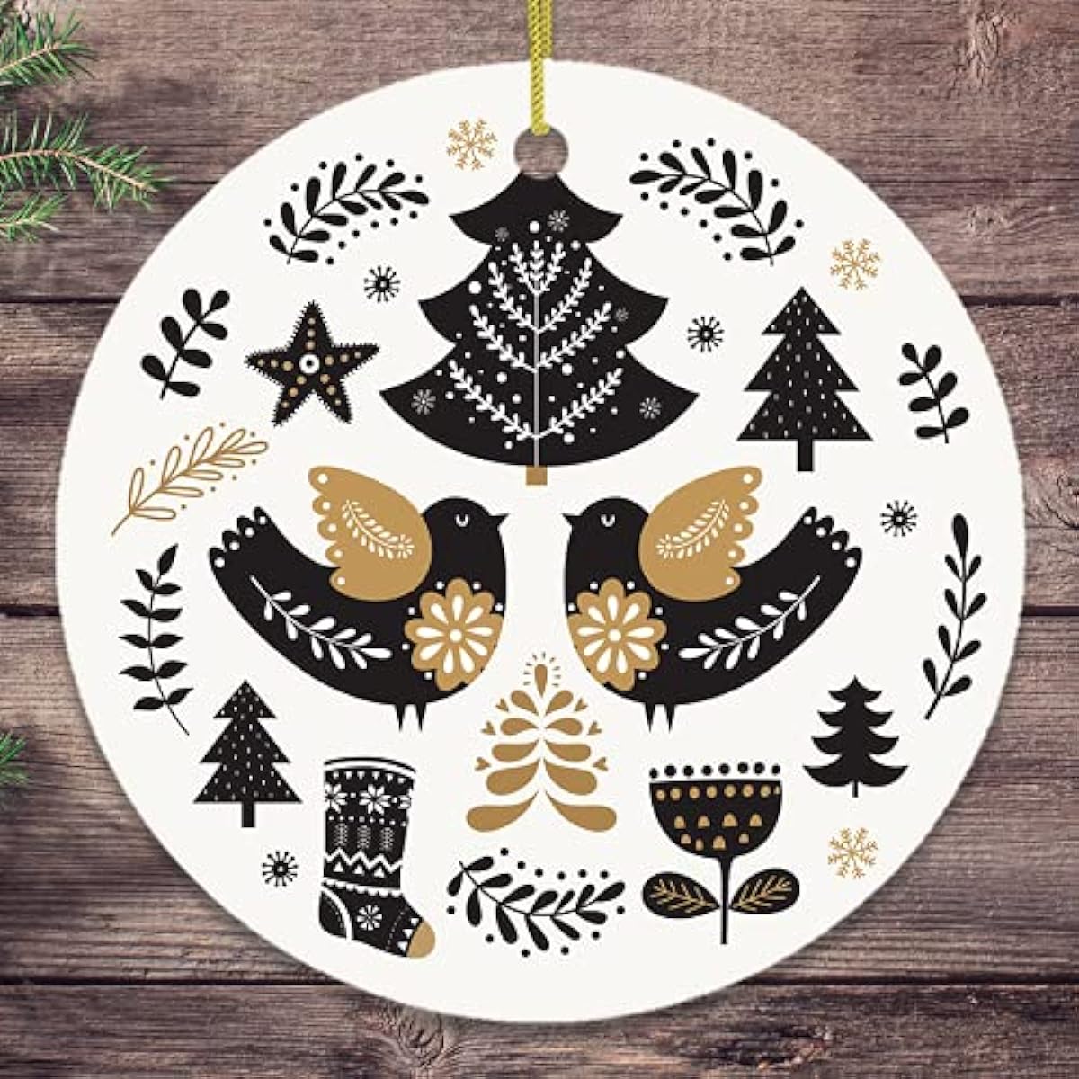 Scandinavian Folk Themed Christmas Ornaments (Vintage Scandinavian Christmas Ornaments)