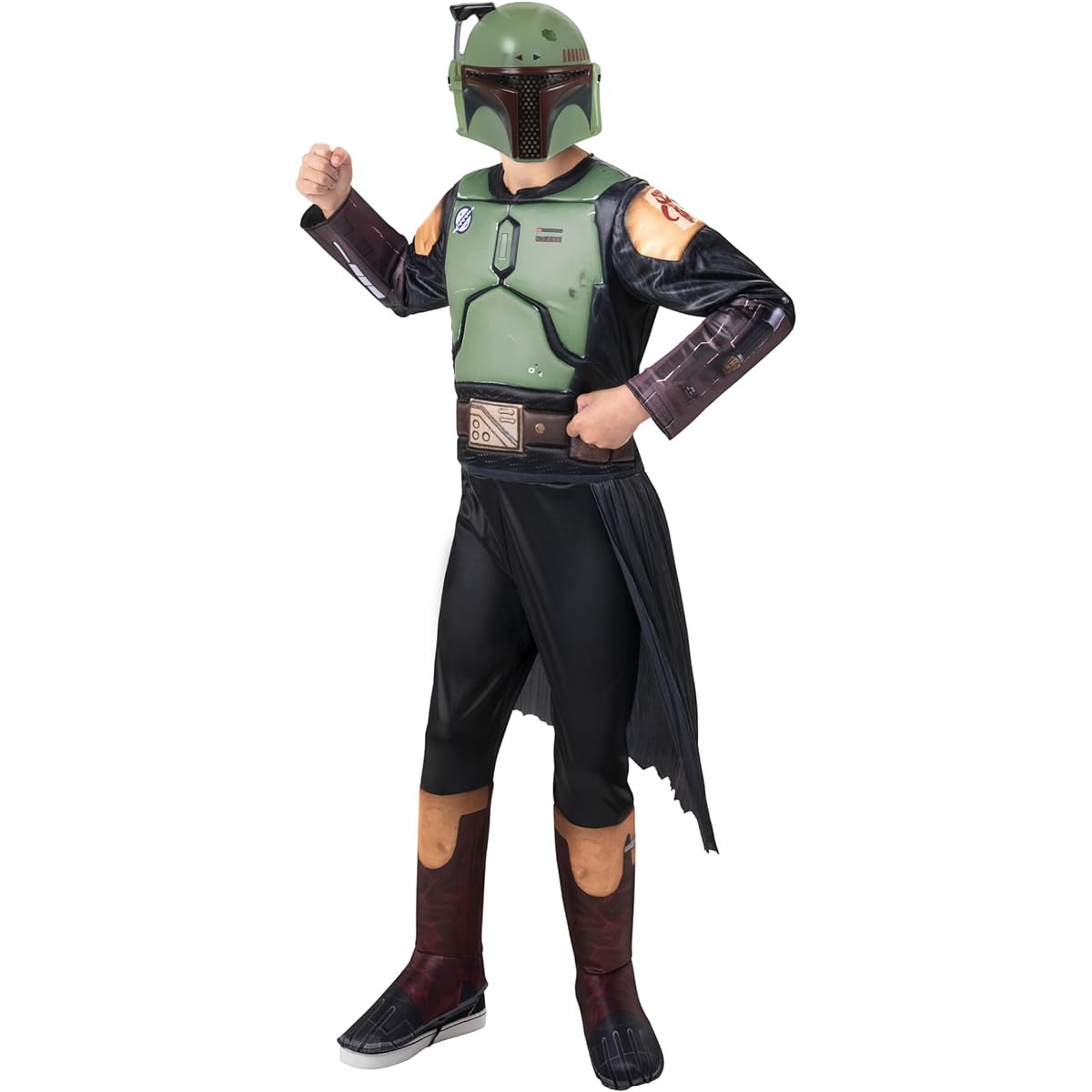 STAR WARS Boys Deluxe Boba Fett Costume Kids Halloween Costume Children - Officially Licensed Product
