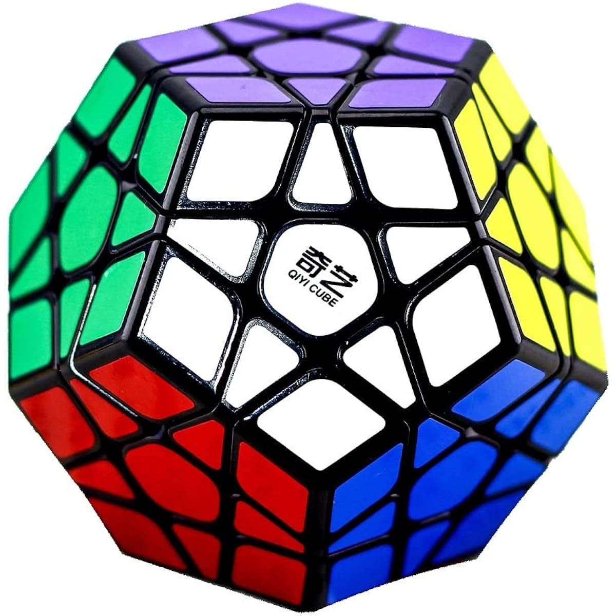 Megaminx Speed Cube 3x3x3 Pentagonal Speed Cube Dodecahedron Magic Cube Puzzle Black