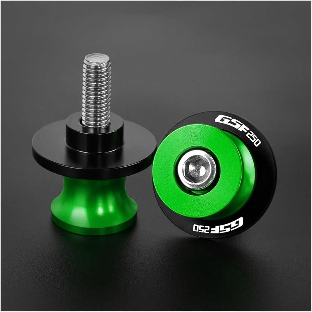 Motorcycle Swingarm Spool Slider FOR GSF250 GSF250 All Year 8mm Motorcycle Accessories CNC Aluminum Swingarm Spool Slider Rear Stand Screw (Color: B 8MM)