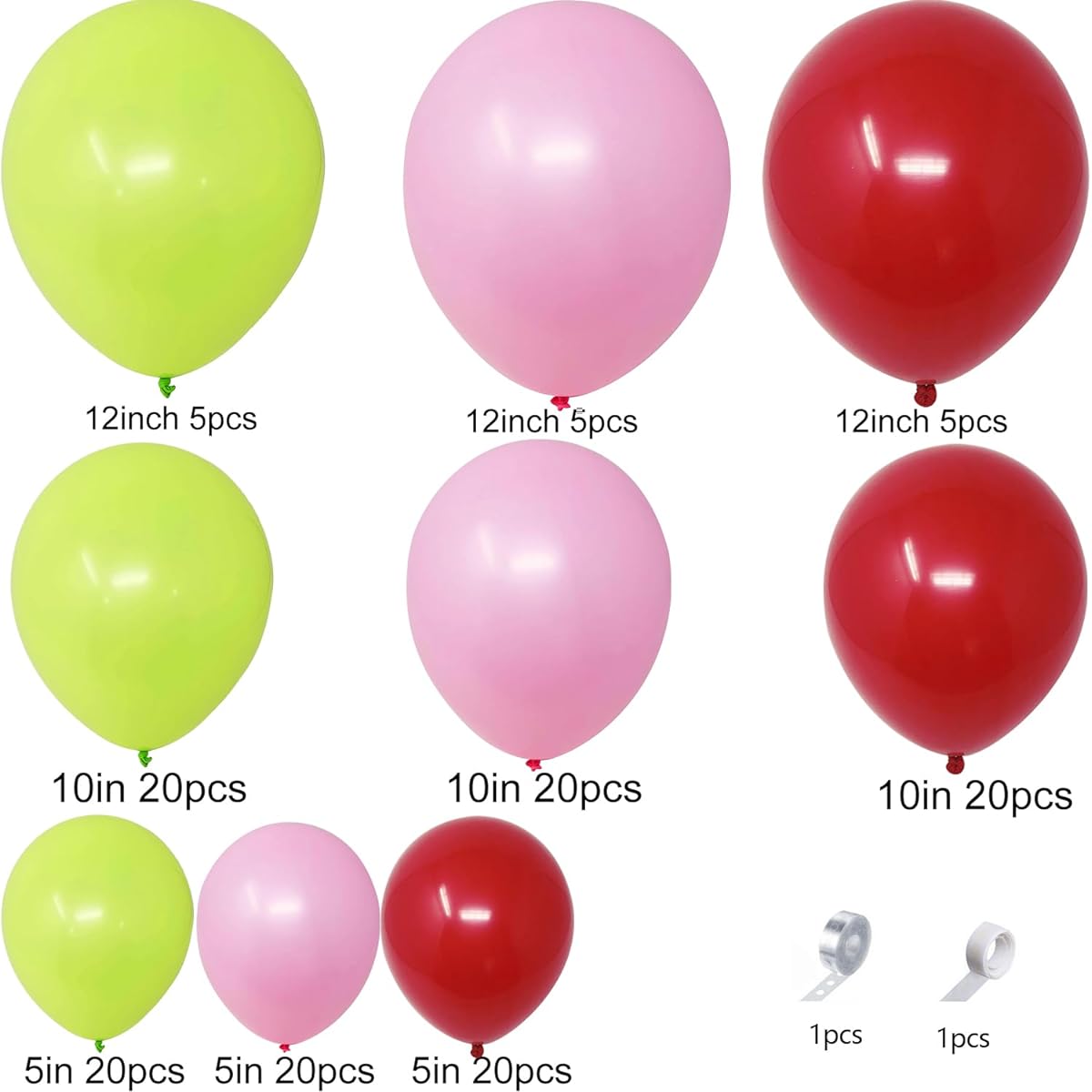 Christmas Birthday Balloon Garland Kit (Pink)